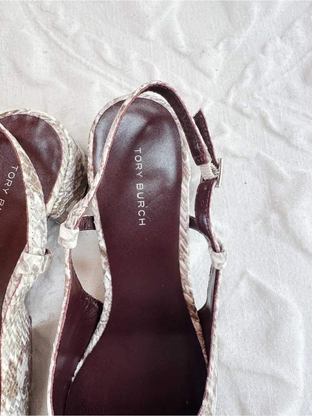 Tory Burch Cap Toe Slingback Sandal Size 7.5